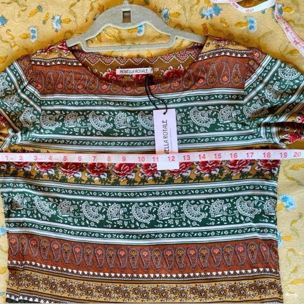 Novella Royale Multicolor Patterned Mini Dress NWT - image 6